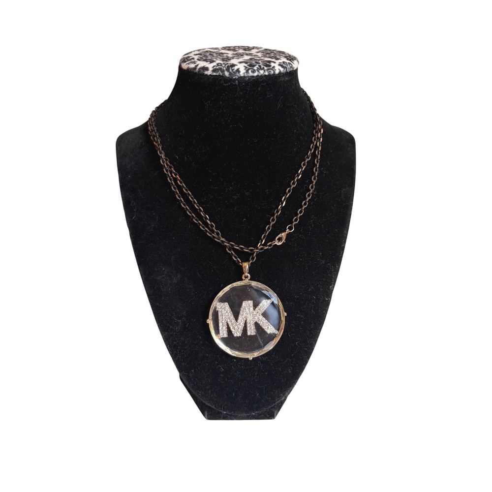 Michael Kors MK‎ Logo Pave Crystal Clear Round DO NOT BUY